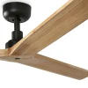 Ventilador de techo Faro Klim M Negro Pino Sin Luz 125 cm
