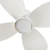 Ventilador de techo Faro Klover S Blanco Blanco Luz LED 80 cm