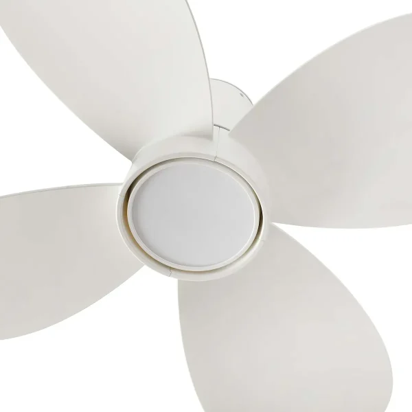 Ventilador de techo Faro Klover S Blanco Blanco Luz LED 80 cm