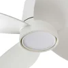 Ventilador de techo Faro Klover S Blanco Blanco Luz LED 80 cm