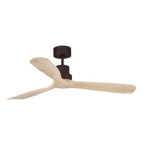 Ventilador de techo Faro Lantau L Marron Pino Sin Luz 132 cm