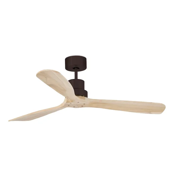 Ventilador de techo Faro Lantau L Marron Pino Sin Luz 132 cm