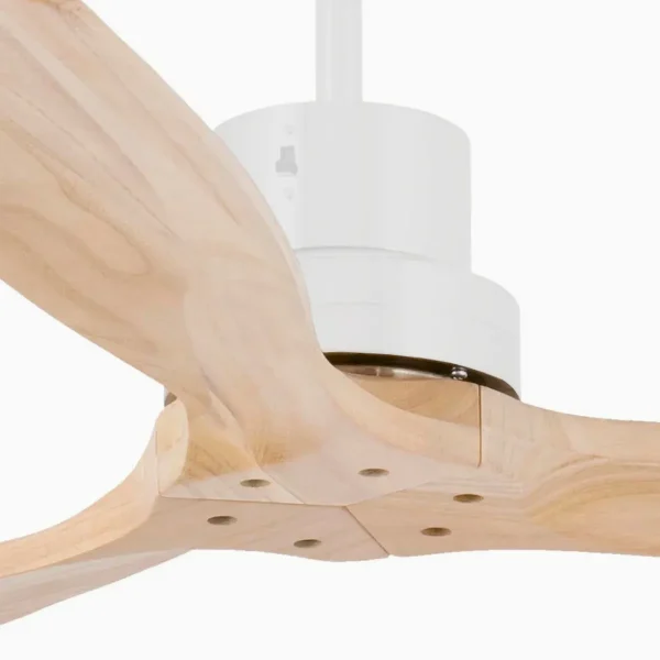 Ventilador de techo Faro Lantau L Blanco Pino Sin Luz 132 cm
