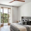 Ventilador de techo Faro Lantau L Negro Nogal Sin Luz 132 cm