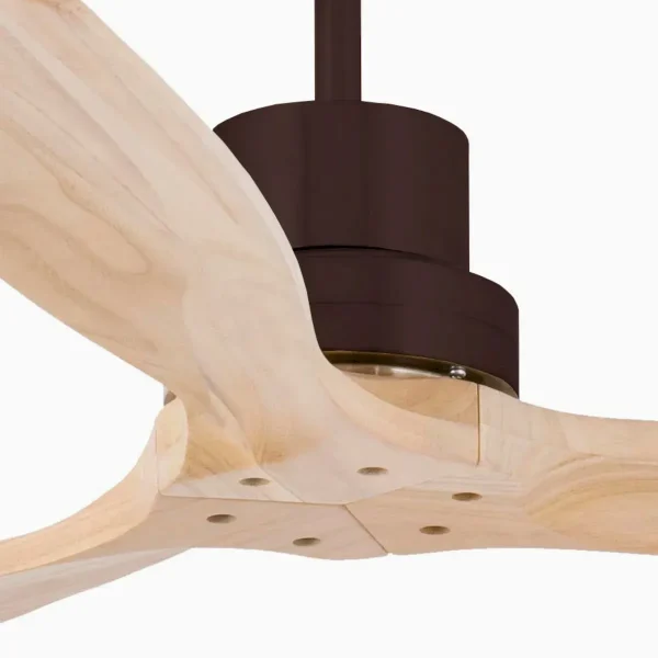 Ventilador de techo Faro Lantau L Marron Pino Sin Luz 132 cm