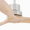 Ventilador de techo Faro Lantau L Niquel satinado Pino Sin Luz 132 cm