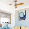 Ventilador de techo Faro Lantau S Niquel satinado Pino Sin Luz 107 cm