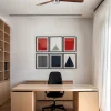 Ventilador Faro Lantau XL Niquel satinado Nogal Luz LED 168 cm