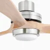 Ventilador Faro Lantau XL Niquel satinado Pino Luz LED 168 cm