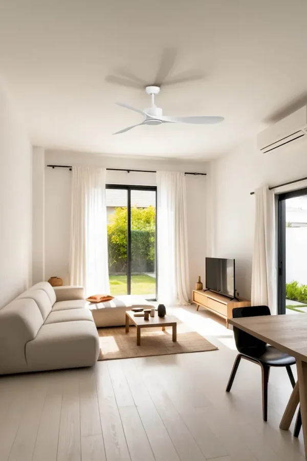 Ventilador de techo Faro Luzon Blanco Blanco Sin Luz 132 cm