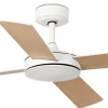 Ventilador Faro Mallorca L Blanco blanco o roble Sin Luz 132 cm