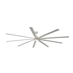 Ventilador Faro Manhattan XXL Niquel satinado Niquel satinado Luz LED 244 cm