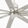 Ventilador Faro Manhattan XXL Niquel satinado Niquel satinado Luz LED 244 cm