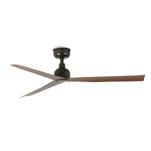 Ventilador de techo Faro Marine M Marron Nogal Sin Luz 125 cm
