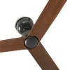 Ventilador de techo Faro Marine M Marron Nogal Sin Luz 125 cm