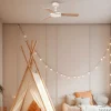 Ventilador Faro Mini Mallorca S Blanco blanco o roble Sin Luz 106 cm