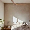 Ventilador de techo Faro Morea L Marron oscuro Arce Sin Luz 152 cm
