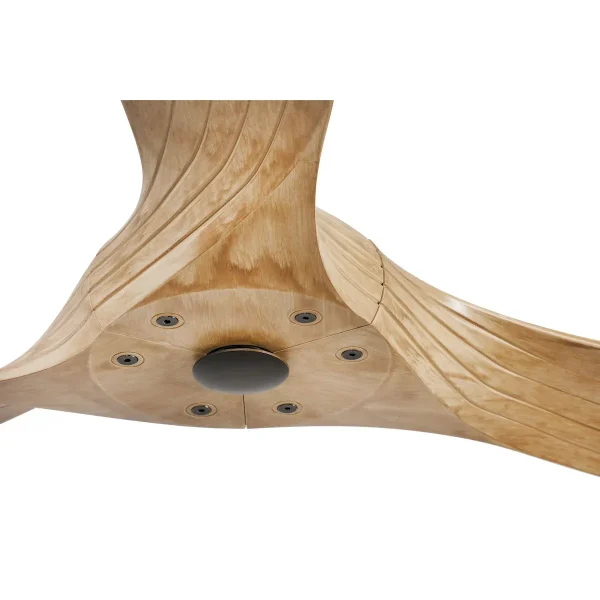 Ventilador de techo Faro Morea L Marron oscuro Arce Sin Luz 152 cm
