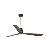Ventilador de techo Faro Nassau M Marron oscuro Nogal Sin Luz 128 cm