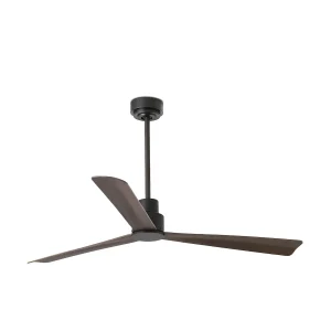 Ventilador de techo Faro Nassau M Marron oscuro Nogal Sin Luz 128 cm