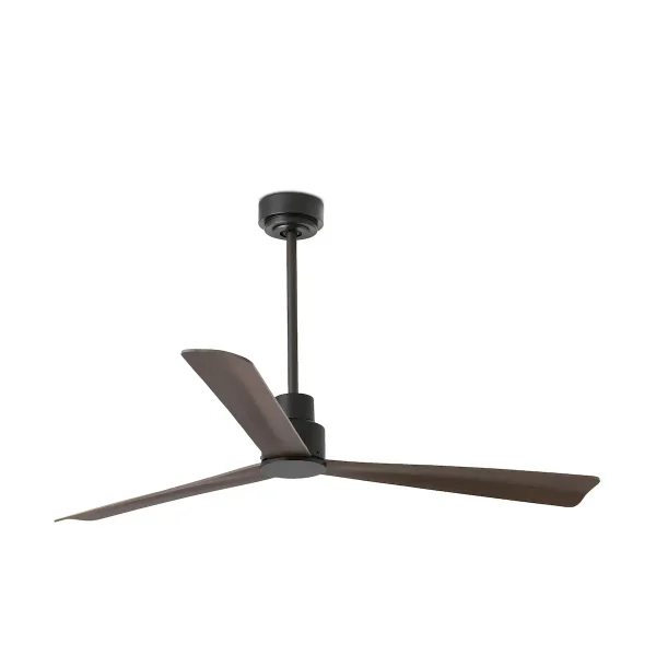 Ventilador de techo Faro Nassau M Marron oscuro Nogal Sin Luz 128 cm