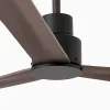 Ventilador de techo Faro Nassau M Marron oscuro Nogal Sin Luz 128 cm