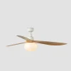 Ventilador de techo Faro Outwood L Blanco Roble Con Luz 150 cm