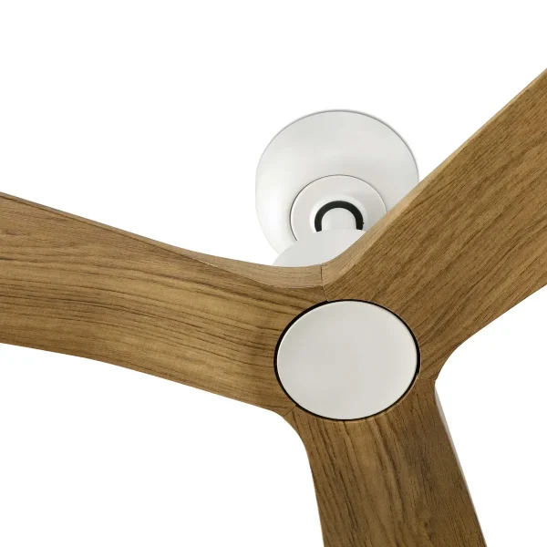 Ventilador de techo Faro Outwood L Blanco Roble Sin Luz 150 cm