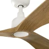 Ventilador de techo Faro Outwood L Blanco Roble Sin Luz 150 cm