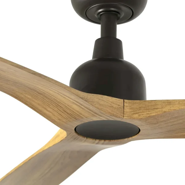 Ventilador de techo Faro Outwood L Marron Roble Sin Luz 150 cm