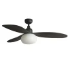 Ventilador de techo Faro Palma M Marron Marron oscuro Con Luz 129 cm