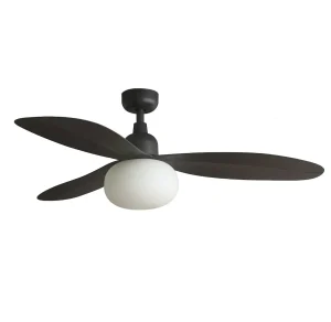 Ventilador de techo Faro Palma M Marron Marron oscuro Con Luz 129 cm