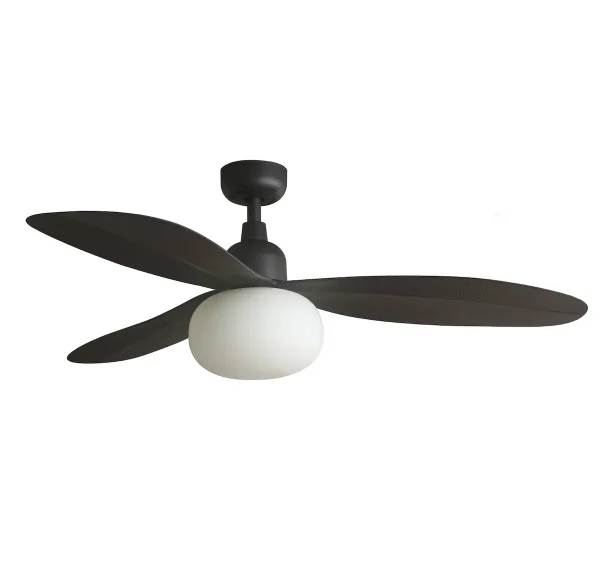 Ventilador de techo Faro Palma M Marron Marron oscuro Con Luz 129 cm
