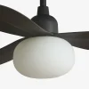 Ventilador de techo Faro Palma M Marron Marron oscuro Con Luz 129 cm