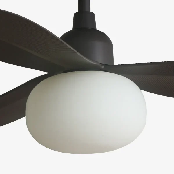 Ventilador de techo Faro Palma M Marron Marron oscuro Con Luz 129 cm