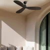 Ventilador de techo Faro Palma M Marron Marron oscuro Sin Luz 129 cm
