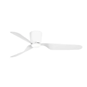 Ventilador de techo Faro Pemba L Blanco Blanco Luz LED 132 cm