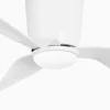 Ventilador de techo Faro Pemba L Blanco Blanco Luz LED 132 cm