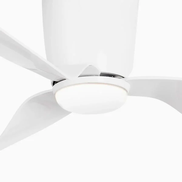Ventilador de techo Faro Pemba L Blanco Blanco Luz LED 132 cm