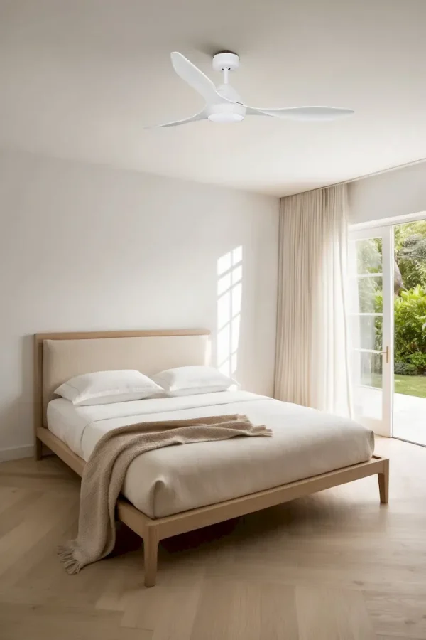 Ventilador de techo Faro Polaris L Blanco Blanco Luz LED 132 cm