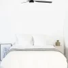 Ventilador de techo Faro Punt M Negro Negro Luz LED 130 cm