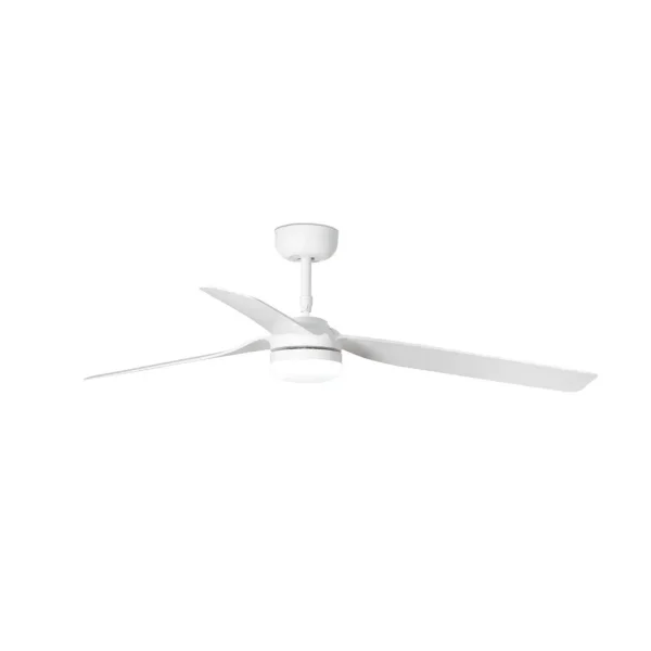 Ventilador de techo Faro Punt M Blanco Blanco Luz LED 130 cm
