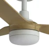 Ventilador de techo Faro Punt M Blanco Arce Luz LED 130 cm