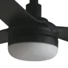 Ventilador de techo Faro Punt M Negro Negro Luz LED 130 cm