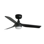 Ventilador de techo Faro Punt S Negro Negro Luz LED 90 cm