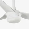 Ventilador de techo Faro Punt S Blanco Blanco Luz LED 90 cm