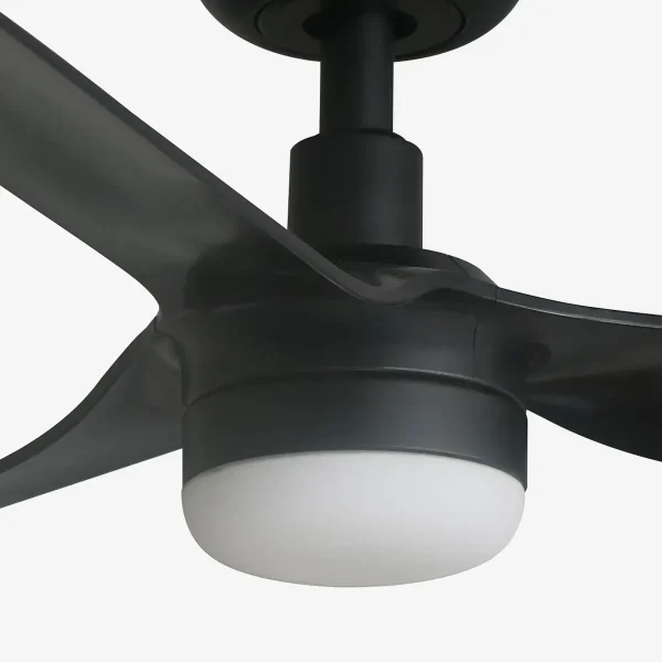 Ventilador de techo Faro Punt S Negro Negro Luz LED 90 cm