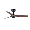 Ventilador de techo Faro Punt S Negro Nogal Sin Luz 90 cm