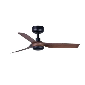 Ventilador de techo Faro Punt S Negro Nogal Sin Luz 90 cm