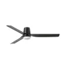 Ventilador de techo Faro Punt Tub M Negro Negro Luz LED 130 cm